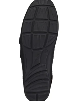 Waldläufer, bequeme Damen-Slipper, Weite H, mit herausnehmbarem Fußbett