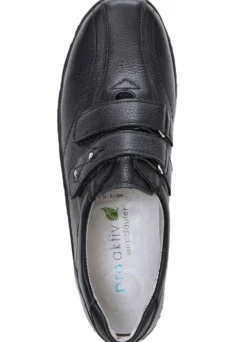 Waldläufer, bequeme Damen-Slipper, Weite H, mit herausnehmbarem Fußbett