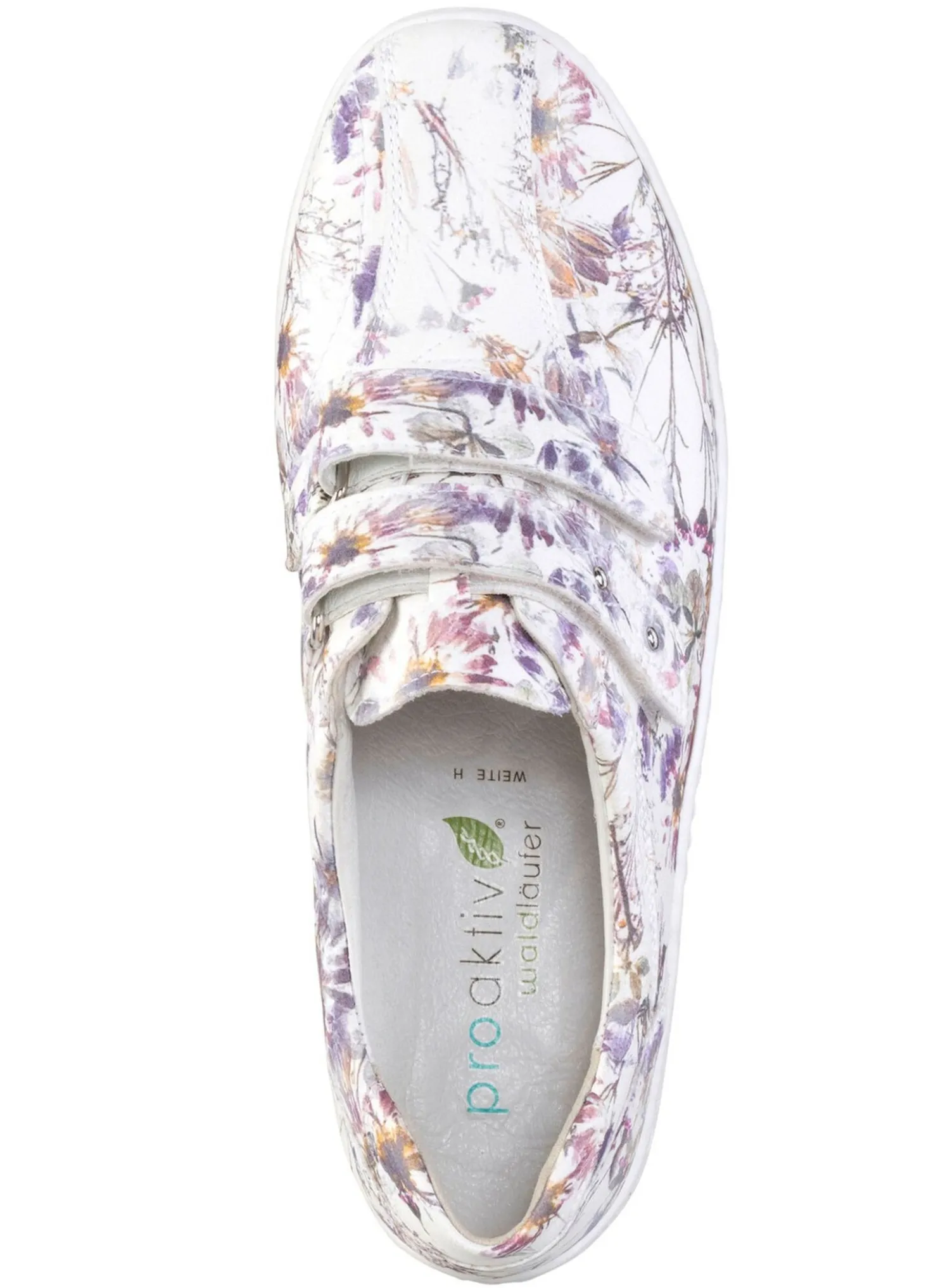 Waldläufer, bequeme Damen-Slipper, Weite H, mit herausnehmbarem Fußbett