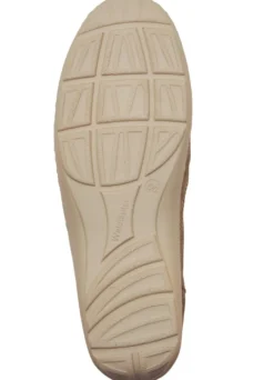 Waldläufer, bequeme Damen-Slipper, Weite H, mit herausnehmbarem Fußbett