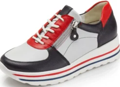 Waldläufer, bequeme Damen-Sneaker, Weite H, mit herausnehmbarem Fußbett