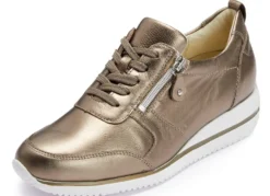 Waldläufer, bequeme Damen-Sneaker, Weite H, mit herausnehmbarem Fußbett