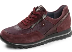 Waldläufer, bequeme Damen-Sneaker, Weite H, mit herausnehmbarem Fußbett