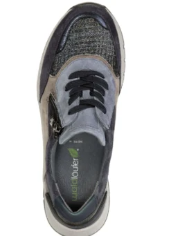 Waldläufer, bequeme Damen-Sneaker, Weite H, mit herausnehmbarem Fußbett