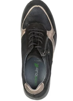 Waldläufer, bequeme Damen-Sneaker, Weite H, mit herausnehmbarem Fußbett