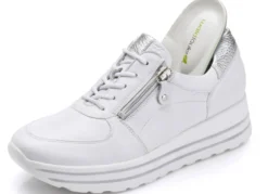 Waldläufer, bequeme Damen-Sneaker, Weite H, mit herausnehmbarem Fußbett