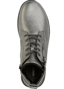 Waldläufer, bequeme Damen-Stiefeletten, Winterschuhe, Weite H, aus Hirschleder