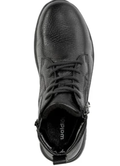Waldläufer, bequeme Damen-Stiefeletten, Winterschuhe, Weite H, aus Hirschleder