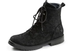Waldläufer, bequeme Damen-Stiefeletten, Weite G, mit herausnehmbarem Fußbett