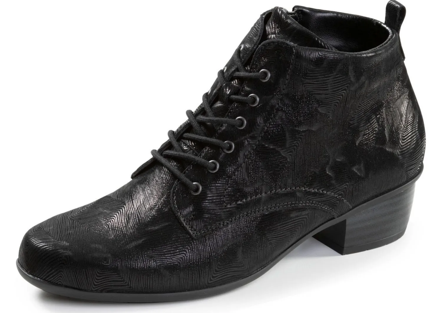 Waldläufer, bequeme Damen-Stiefeletten, Winterschuhe, Weite H, mit herausnehmbarem Fußbett