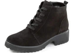 Waldläufer, bequeme Damen-Stiefeletten, Winterschuhe, Weite H, mit herausnehmbarem Fußbett