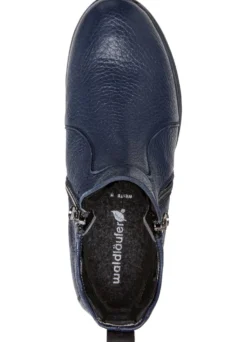 Waldläufer, bequeme Damen-Stiefeletten, Weite H, aus Hirschleder