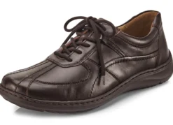 Waldläufer, bequeme Herren-Schnürschuhe, Weite H, mit herausnehmbarem Fußbett