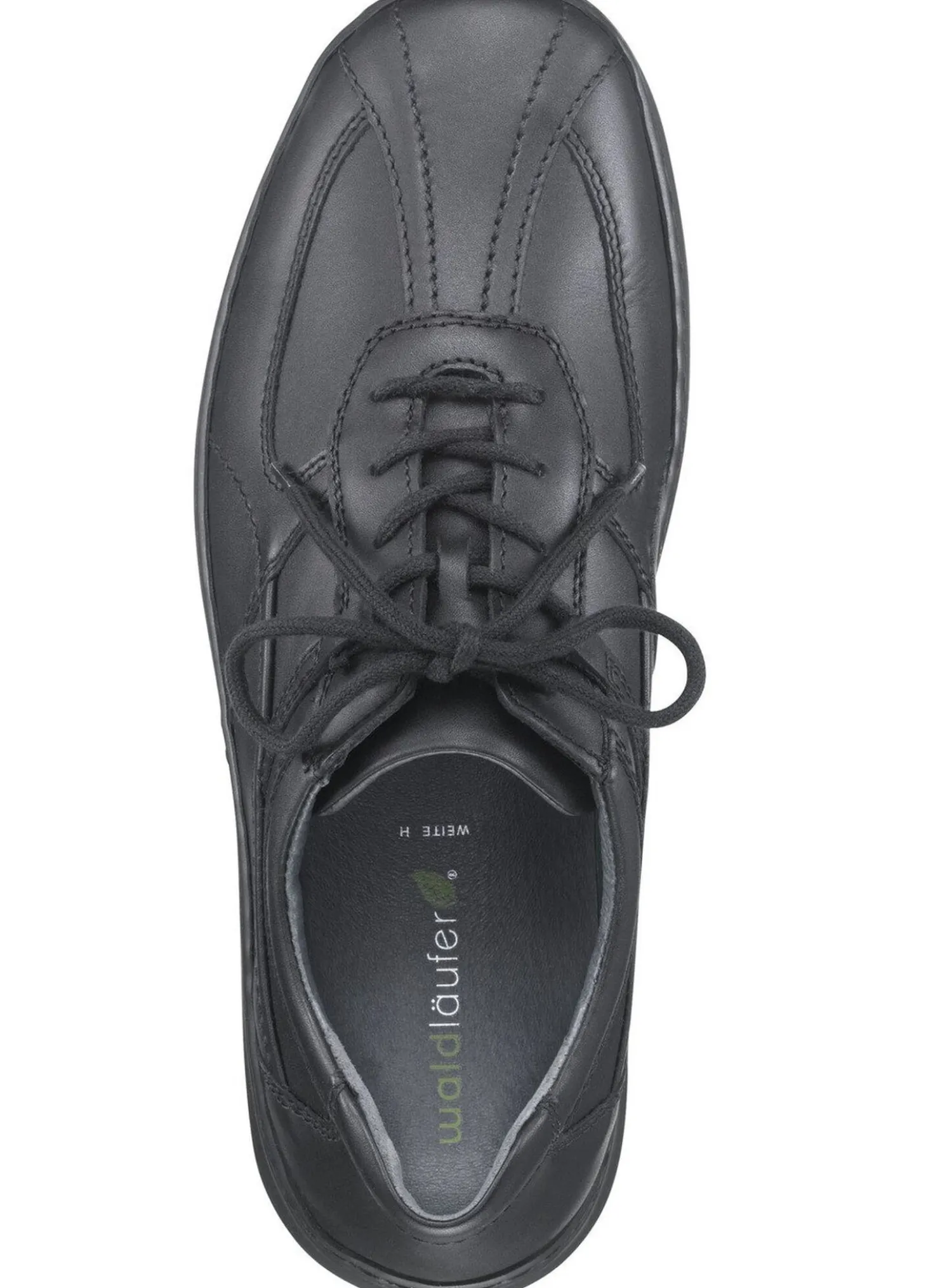 Waldläufer, bequeme Herren-Schnürschuhe, Weite H, mit herausnehmbarem Fußbett