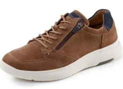 Waldläufer, bequeme Herren-Sneaker, Weite H, mit herausnehmbarem Fußbett