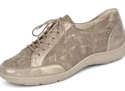 Waldläufer, elegante Damen-Schnürschuhe, Weite H, mit herausnehmbarem Fußbett