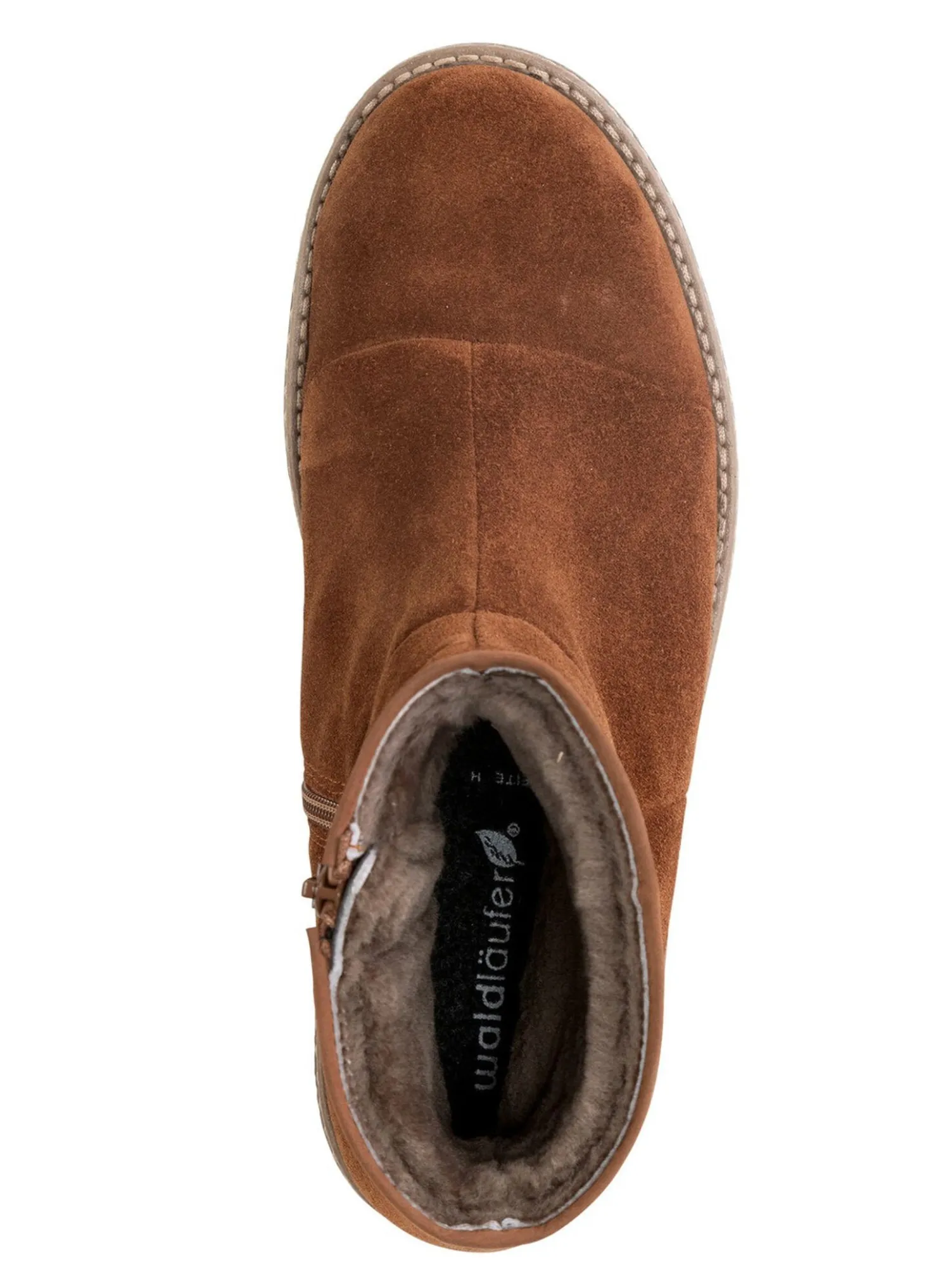 Waldläufer, gefütterte Damen-Boots, Winterschuhe, Weite H, mit Lammfell