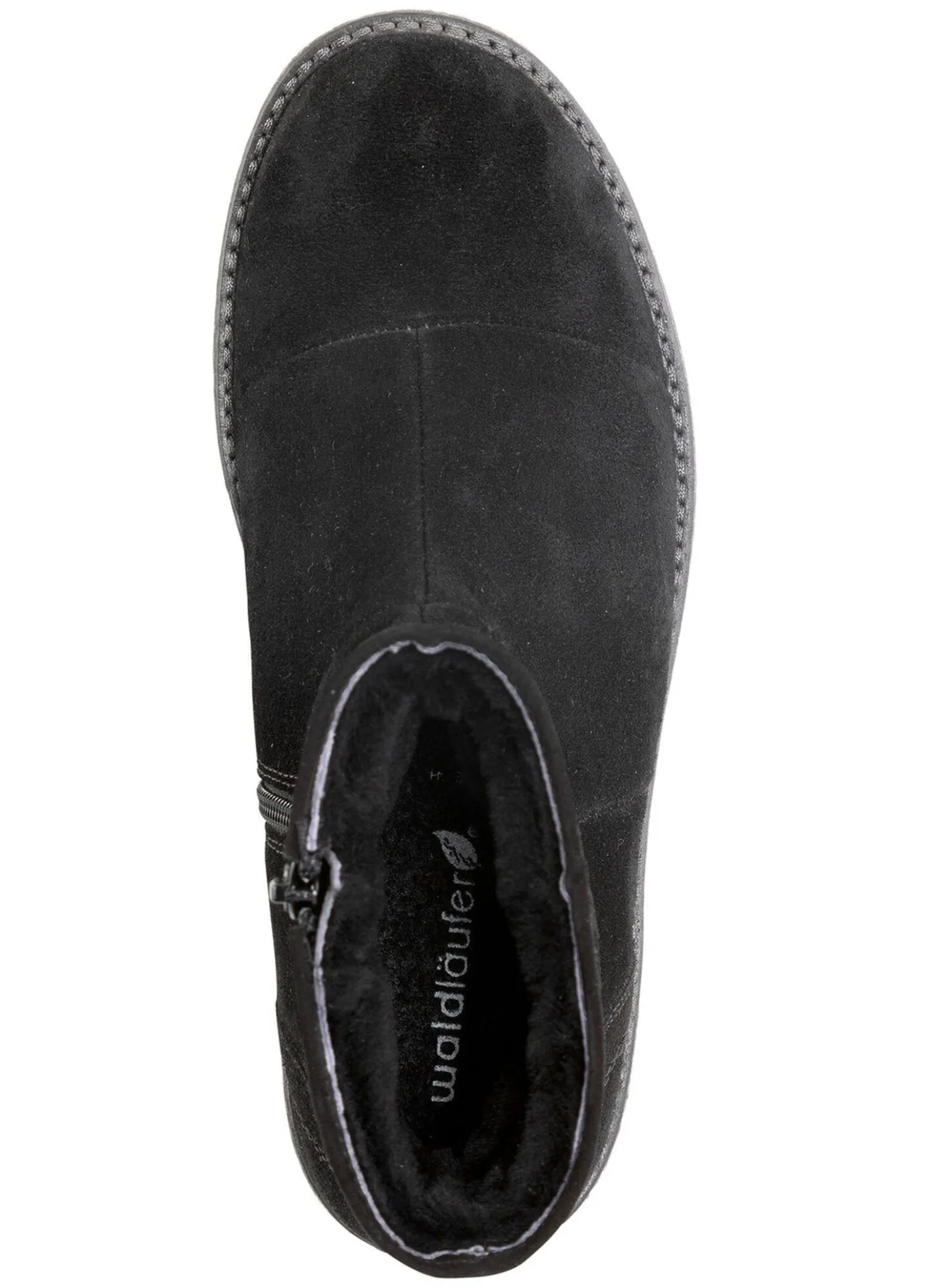Waldläufer, gefütterte Damen-Boots, Winterschuhe, Weite H, mit Lammfell