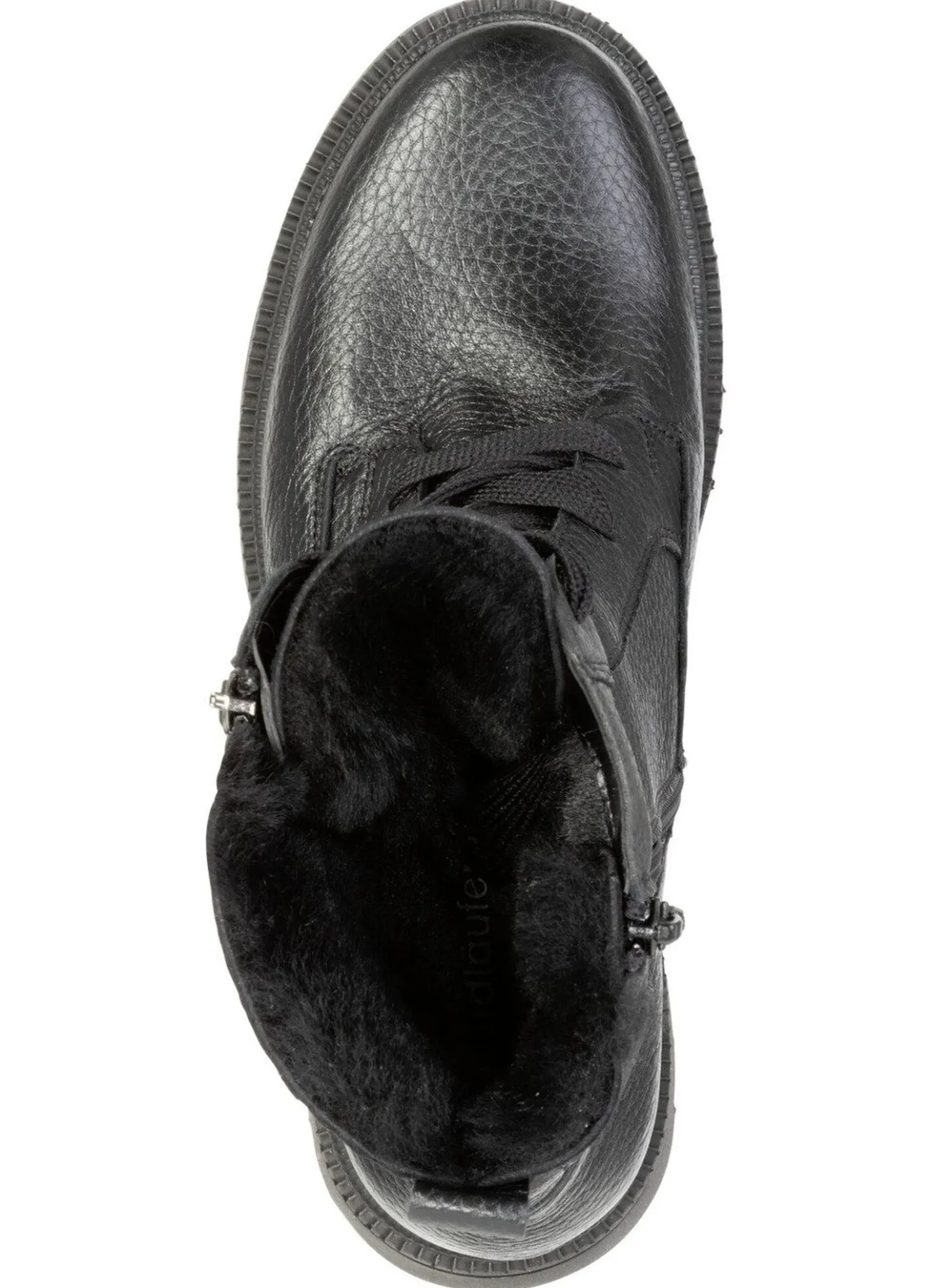 Waldläufer, gefütterte Damen-Stiefeletten, Winterschuhe, Weite H, mit Lammfell