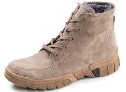 Waldläufer, gefütterte Damen-Stiefeletten, Winterschuhe, Weite H, mit herausnehmbarem Fußbett