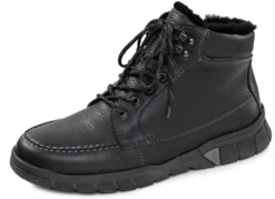 Waldläufer, gefütterte Herren-Boots, Winterschuhe, Weite H, mit Lammfell