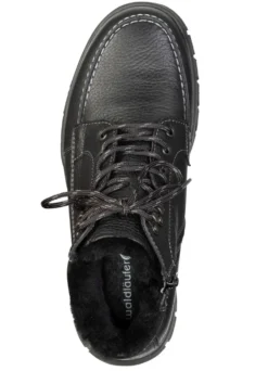 Waldläufer, gefütterte Herren-Boots, Winterschuhe, Weite H, mit Lammfell