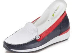Waldläufer, klassische Damen-Slipper, Weite H, mit herausnehmbarem Fußbett