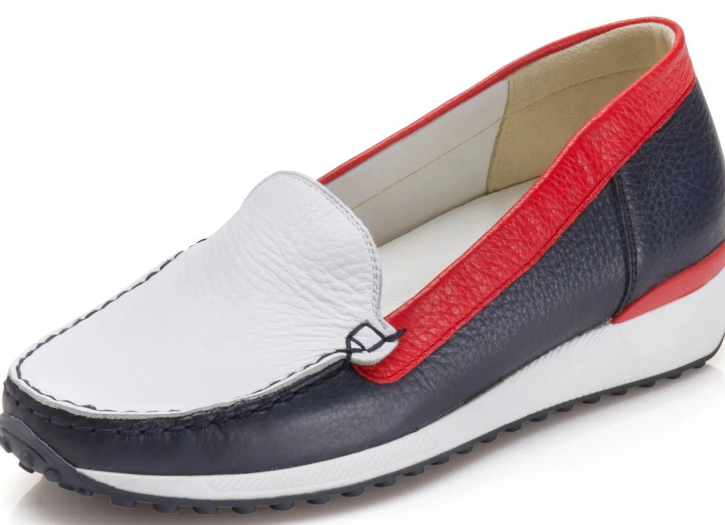 Waldläufer, klassische Damen-Slipper, Weite H, mit herausnehmbarem Fußbett