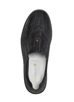 Waldläufer, komfortable Damen-Slipper, Weite K, mit herausnehmbarem Fußbett