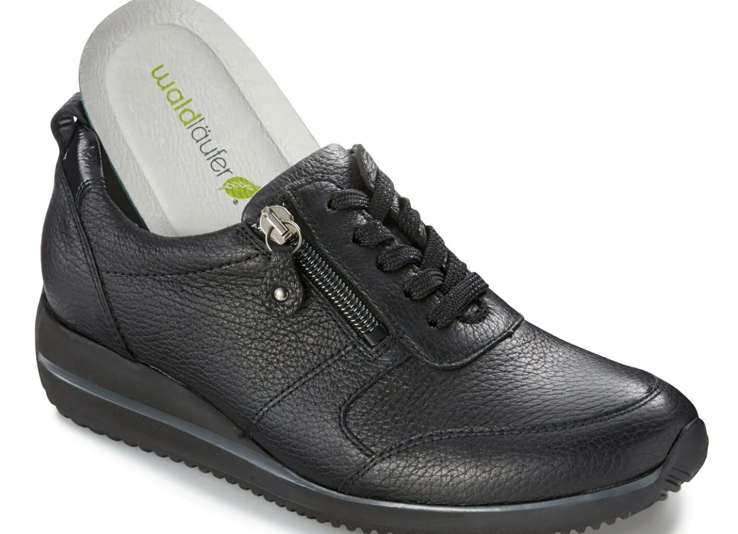 Waldläufer, leichte Damen-Sneaker, Weite H, mit herausnehmbarem Fußbett