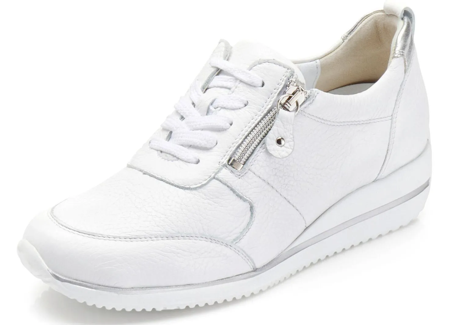 Waldläufer, leichte Damen-Sneaker, Weite H, mit herausnehmbarem Fußbett