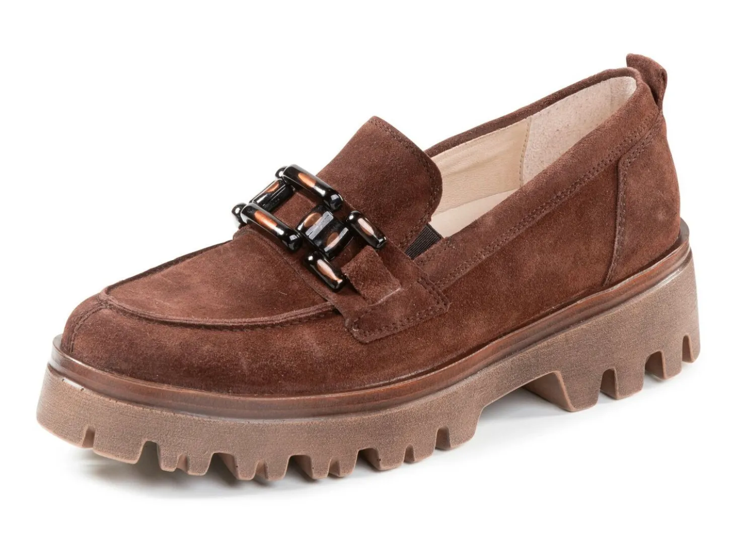 Waldläufer Loafer aus Veloursleder