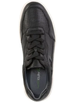 Waldläufer Schnürschuh aus genarbtem Nappaleder