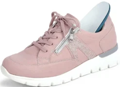 Waldläufer Schnürschuh aus interessantem Materialmix
