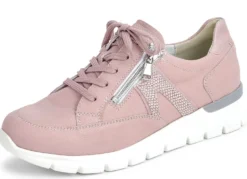 Waldläufer Schnürschuh aus interessantem Materialmix