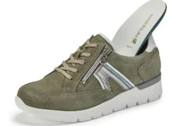 Waldläufer Schnürschuh aus interessantem Materialmix