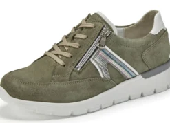 Waldläufer Schnürschuh aus interessantem Materialmix