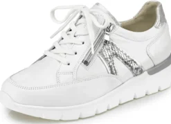 Waldläufer Schnürschuh aus interessantem Materialmix