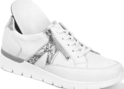 Waldläufer Schnürschuh aus interessantem Materialmix