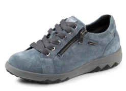 Waldläufer Schnürschuh aus weichem Veloursleder