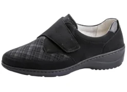 Waldläufer Slipper mit Stretchmaterial im Ballenbereich