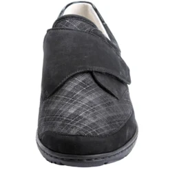 Waldläufer Slipper mit Stretchmaterial im Ballenbereich