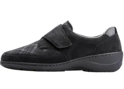 Waldläufer Slipper mit Stretchmaterial im Ballenbereich