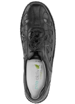 Waldläufer, sommerliche Damen-Schnürschuhe, Weite H, mit herausnehmbarem Fußbett