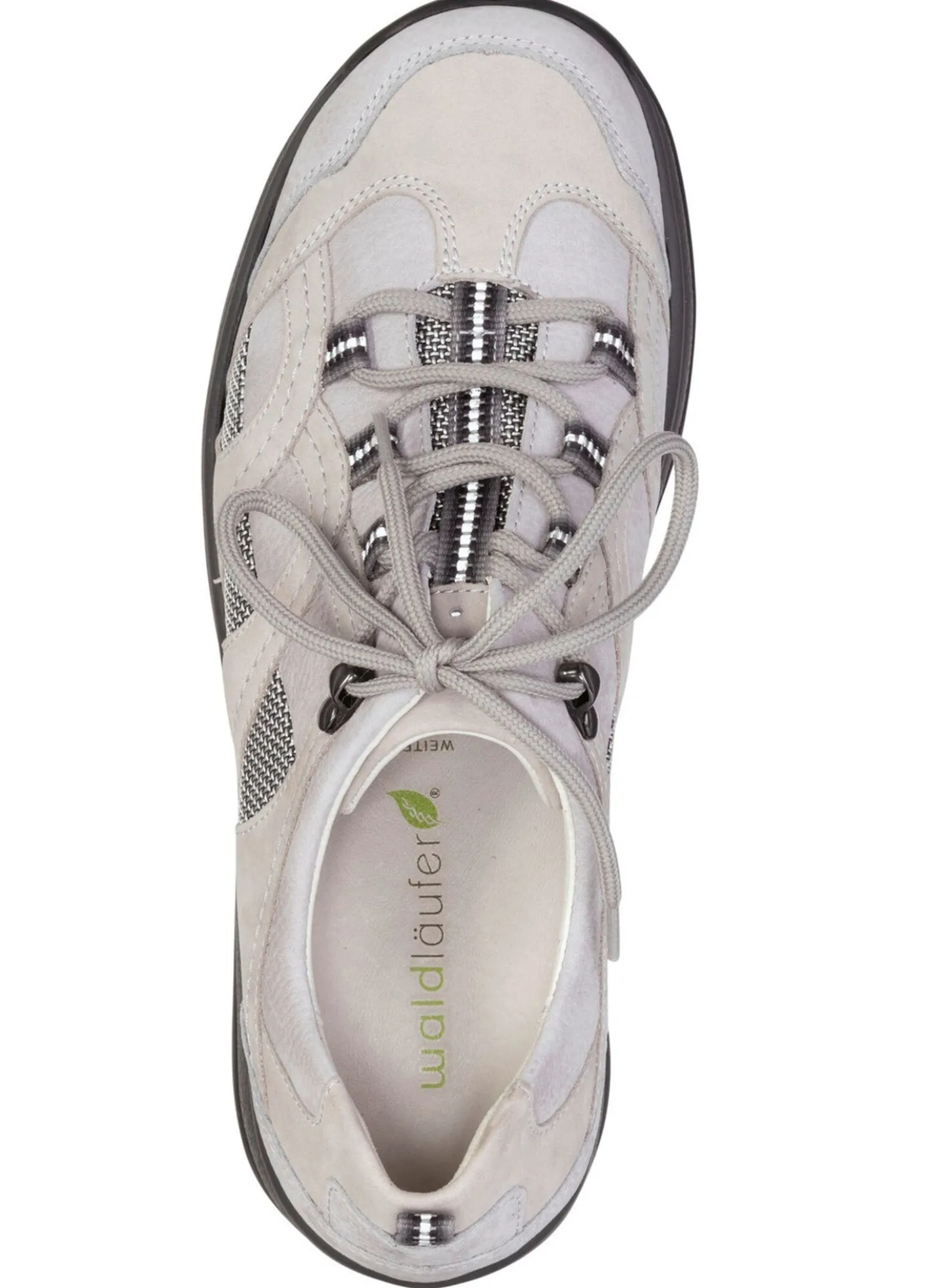 Waldläufer, sportliche Damen-Schnürschuhe, Weite H, mit herausnehmbarem Fußbett