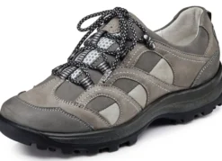 Waldläufer, sportliche Damen-Schnürschuhe, Weite H, mit herausnehmbarem Fußbett