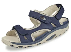 Waldläufer, sportliche Damen-Sandalen, Weite H, mit herausnehmbarem Fußbett