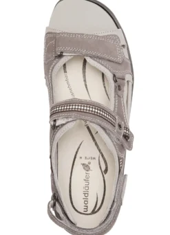 Waldläufer, sportliche Damen-Sandalen, Weite H, mit herausnehmbarem Fußbett