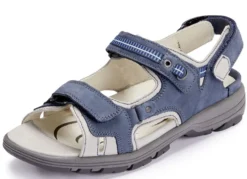 Waldläufer, sportliche Damen-Sandalen, Weite H, mit herausnehmbarem Fußbett