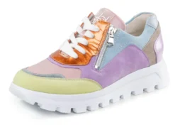 Waldläufer, trendige Damen-Sneaker, Weite H, mit herausnehmbarem Fußbett